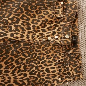 Cheetah print pants